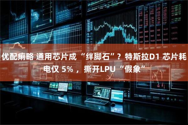 优配痢略 通用芯片成 “绊脚石”？特斯拉D1 芯片耗电仅 5% ，撕开LPU “假象”