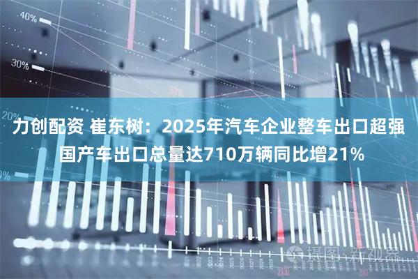力创配资 崔东树：2025年汽车企业整车出口超强 国产车出口总量达710万辆同比增21%